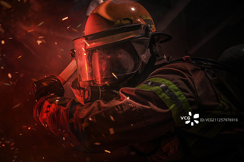 消防员，火灾，事故，火焰，斧头，火焰图片素材