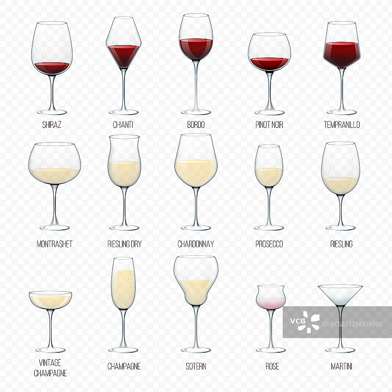 葡萄酒杯是酿酒厂的酒精饮料和红葡萄酒图片素材