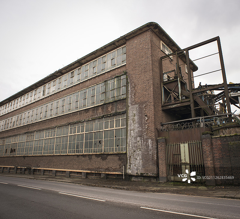 废弃的工厂,Smethwick;英国西米德兰兹郡图片素材