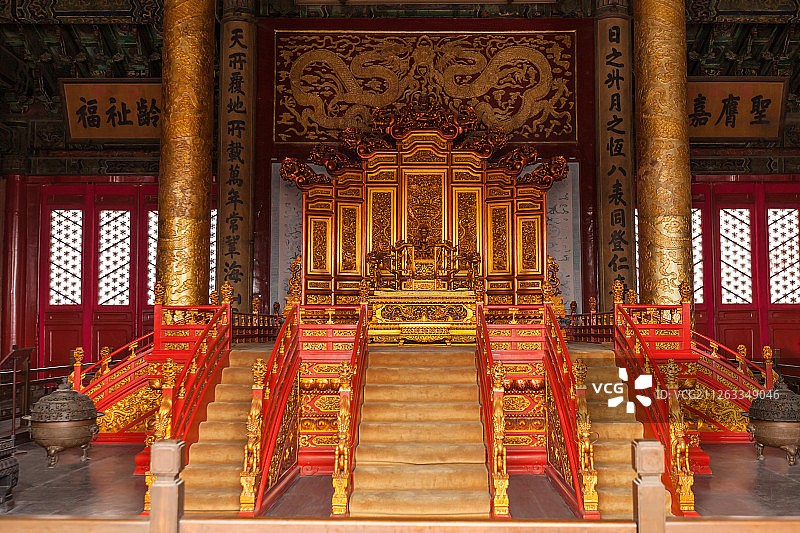 北京故宫博物院-皇极殿图片素材