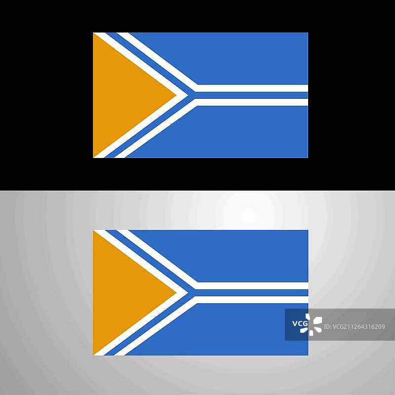 图瓦旗旗帜设计图片素材