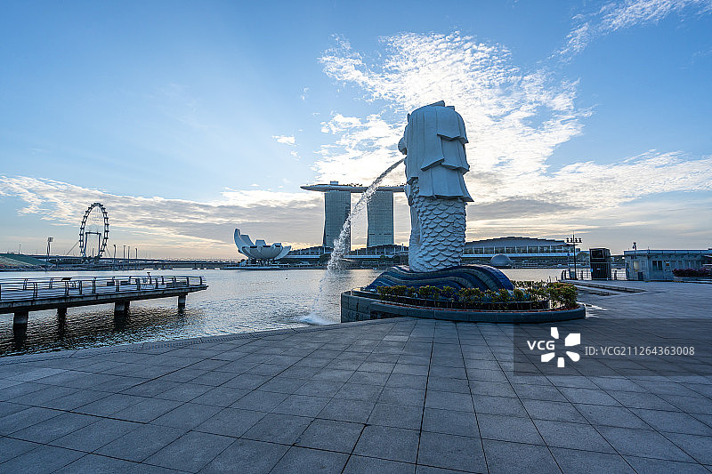 新加坡城市天际线图片素材