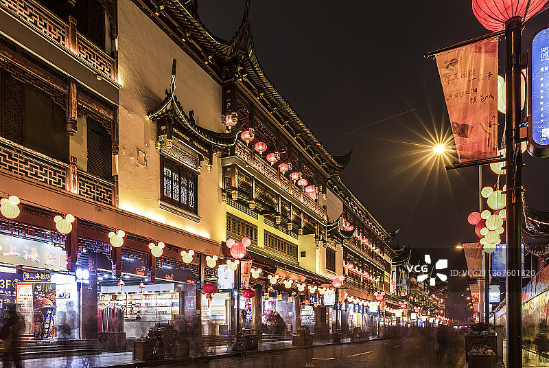 上海城隍庙春节灯会图片素材