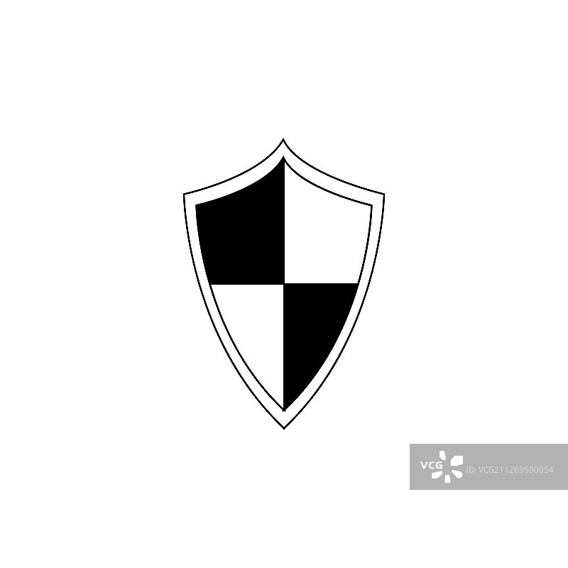 徽章和图标为空白黑白图片素材