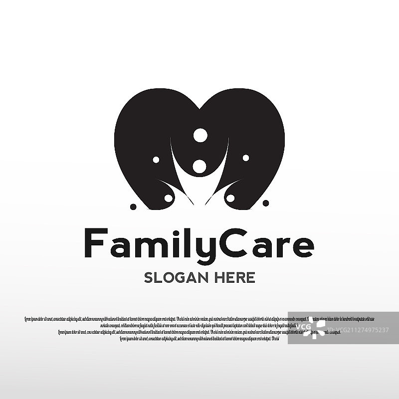 家庭保健标志设计图片素材