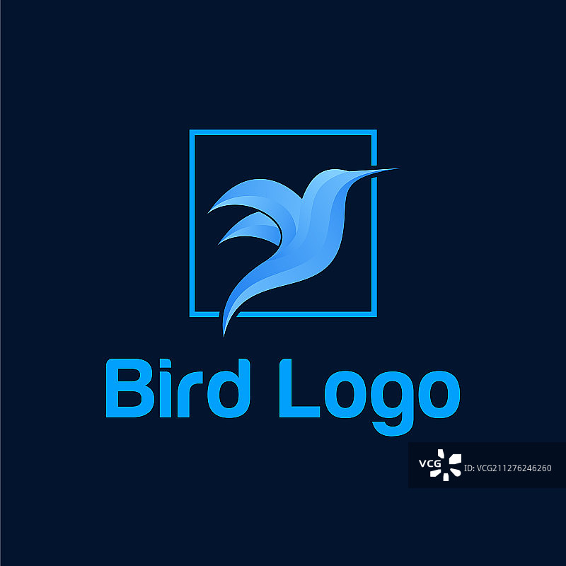 鸟标志设计图片素材