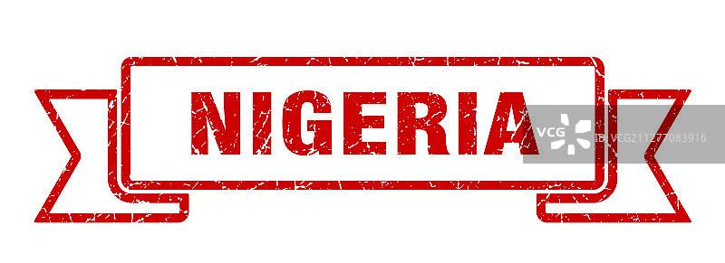 尼日利亚红色丝带尼日利亚垃圾摇滚乐队标志图片素材