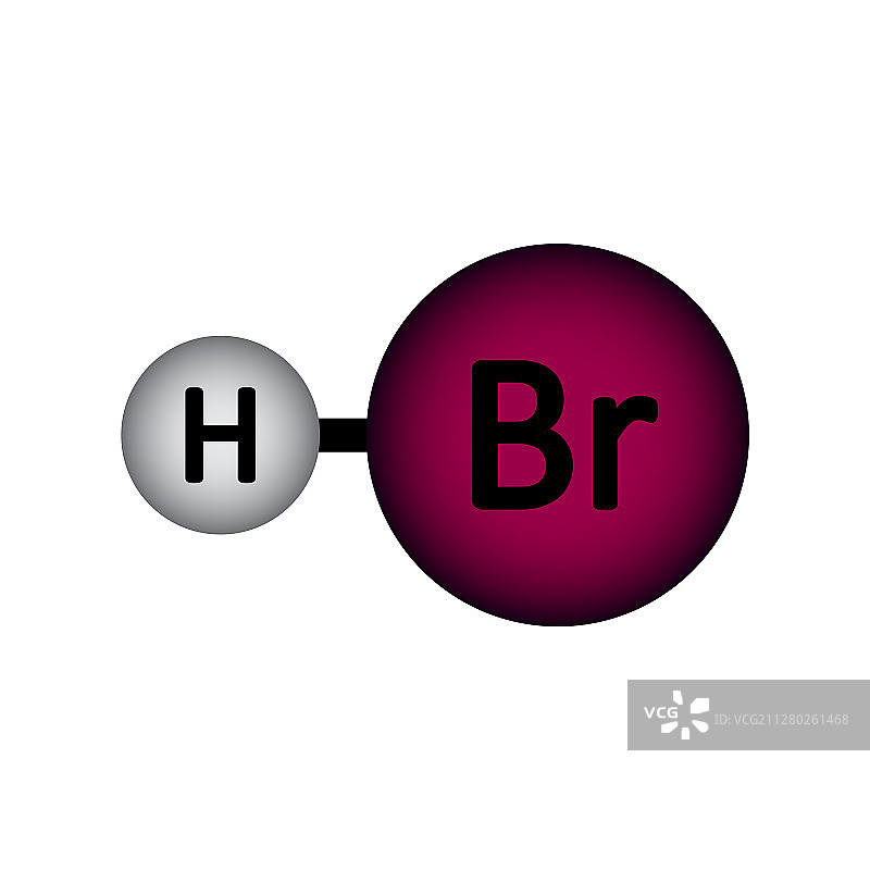 溴化氢分子图标图片素材