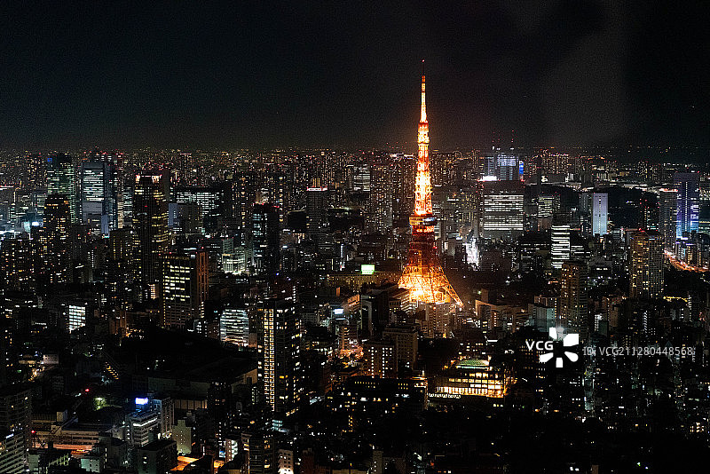 东京的夜景图片素材