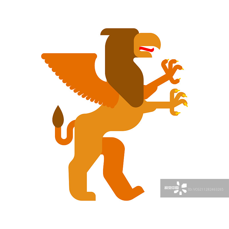 格里芬纹章动物神奇的野兽怪兽图片素材