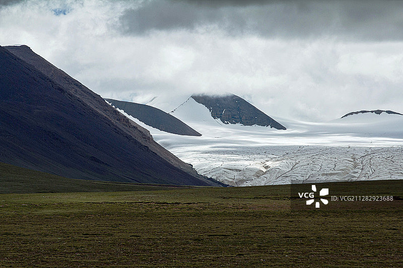 青藏高原冰川图片素材