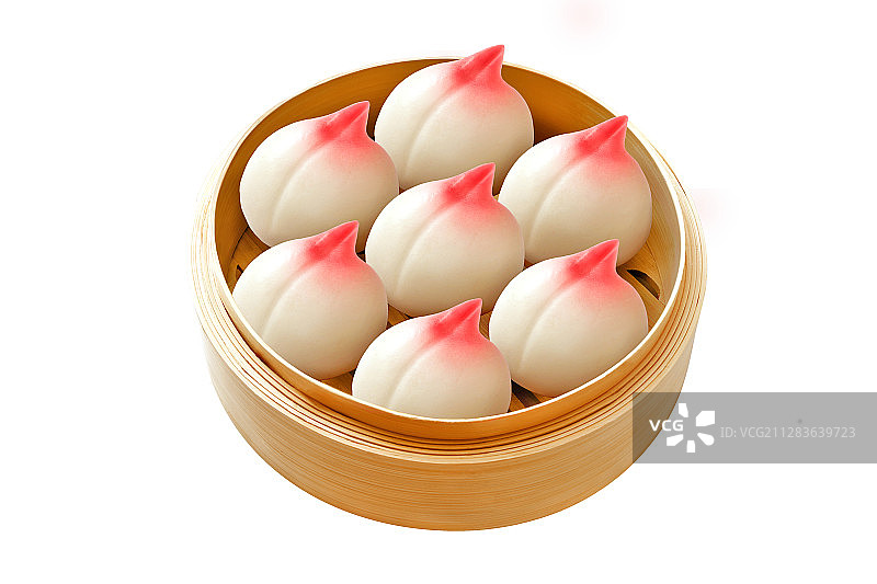 中国传统小吃 一笼包子图片素材