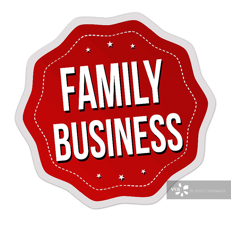 家族企业的标签或贴纸图片素材