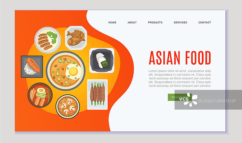 亚洲美食和中国日本美食网图片素材
