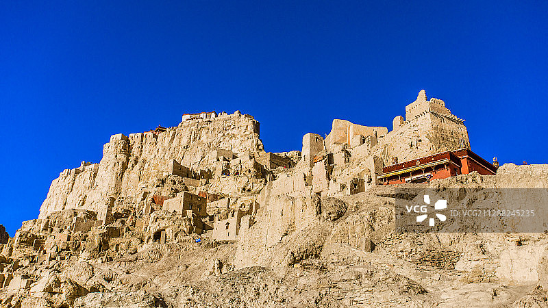 中国西藏阿里地区札达县札达土林国家地质公园古格王朝遗址图片素材
