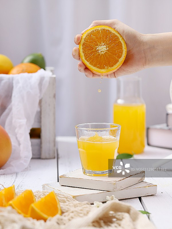 鲜榨橙汁图片素材