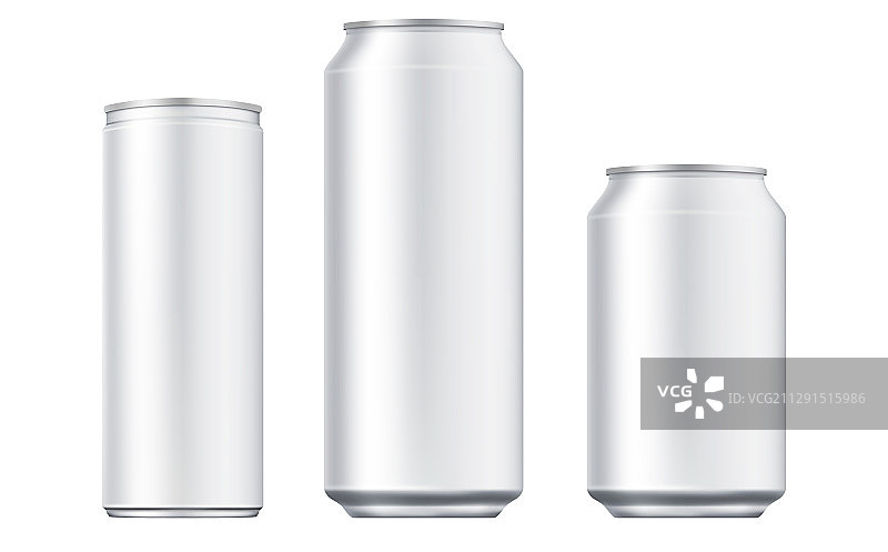 铝啤酒和汽水可以模拟图片素材