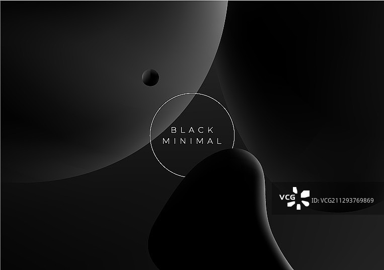 简约的黑色现代抽象空间图片素材