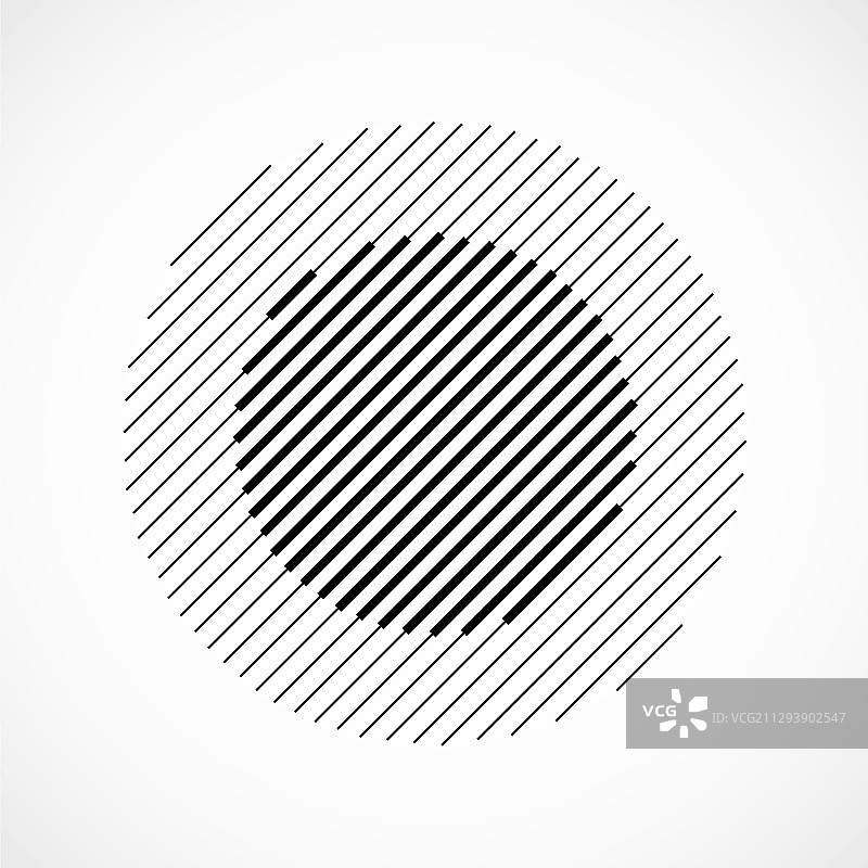 抽象几何logo线条半色调圆图片素材