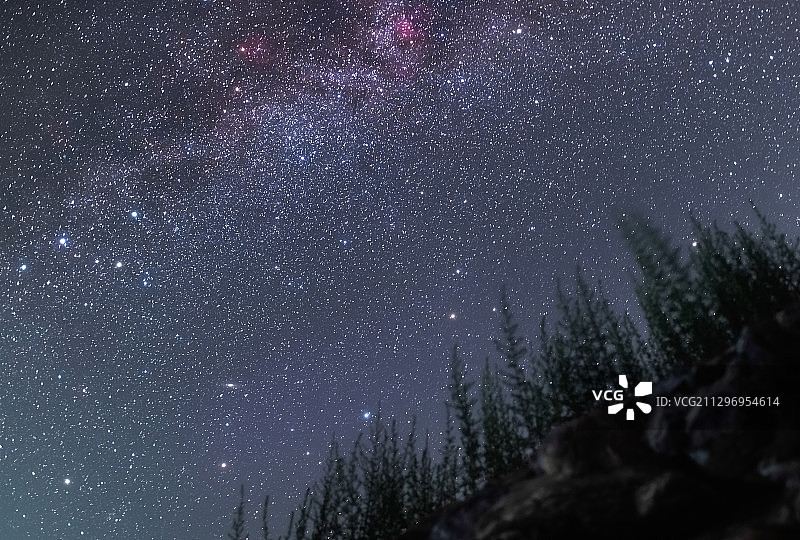 夜空银河星空-北京怀柔图片素材