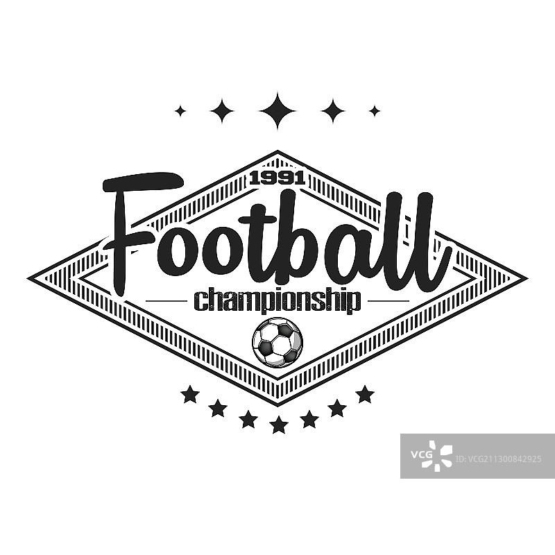 足球标志设计模板图片素材
