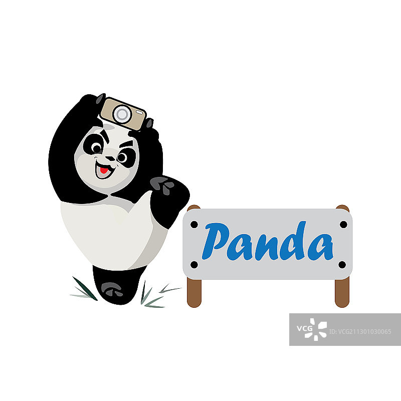 熊猫标志设计理念图片素材