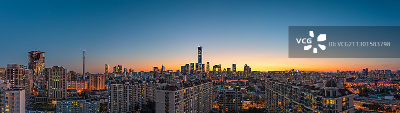 北京城市天际线·国贸CBD图片素材