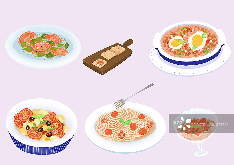 一套韩国食品平面设计插图003图片素材
