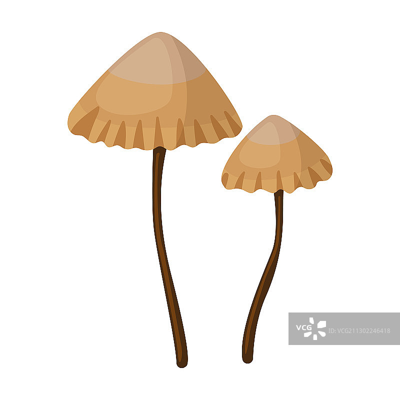 蘑菇图标卡通图标孤立图片素材