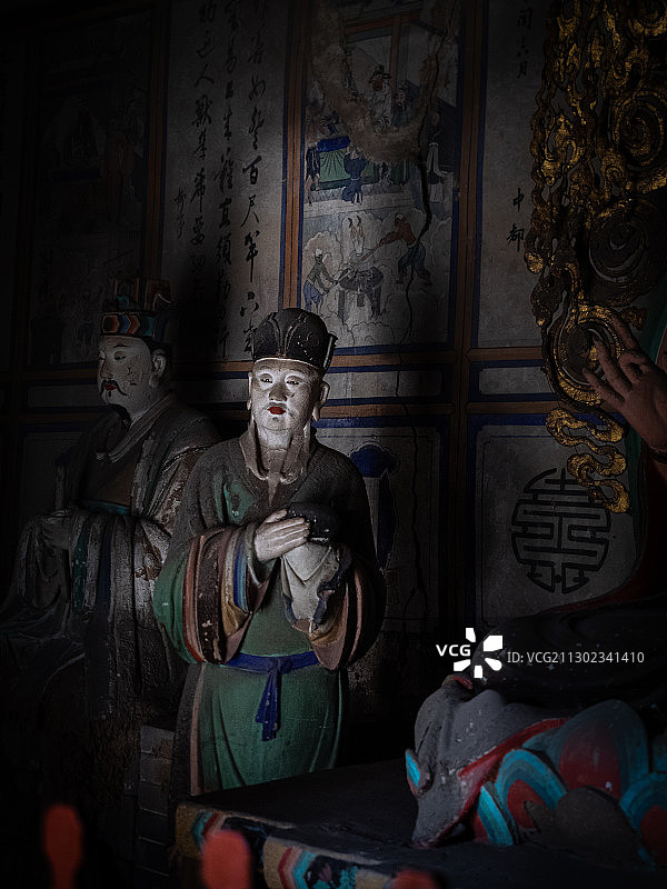 中国古代雕塑艺术宝库——平遥镇国寺图片素材