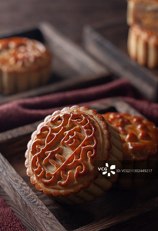中国传统节日东方文化中秋节月饼图片素材