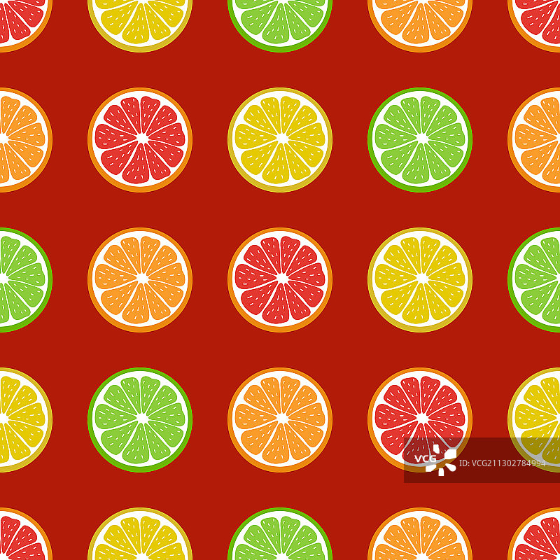 图案无缝多汁的柑橘类水果柠檬图片素材