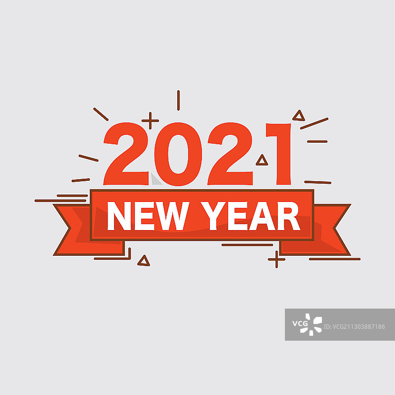 平面设计2021年新年快乐图片素材