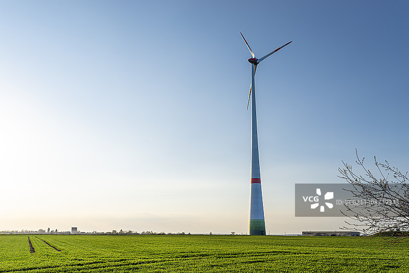 风力发电场,德国波恩图片素材