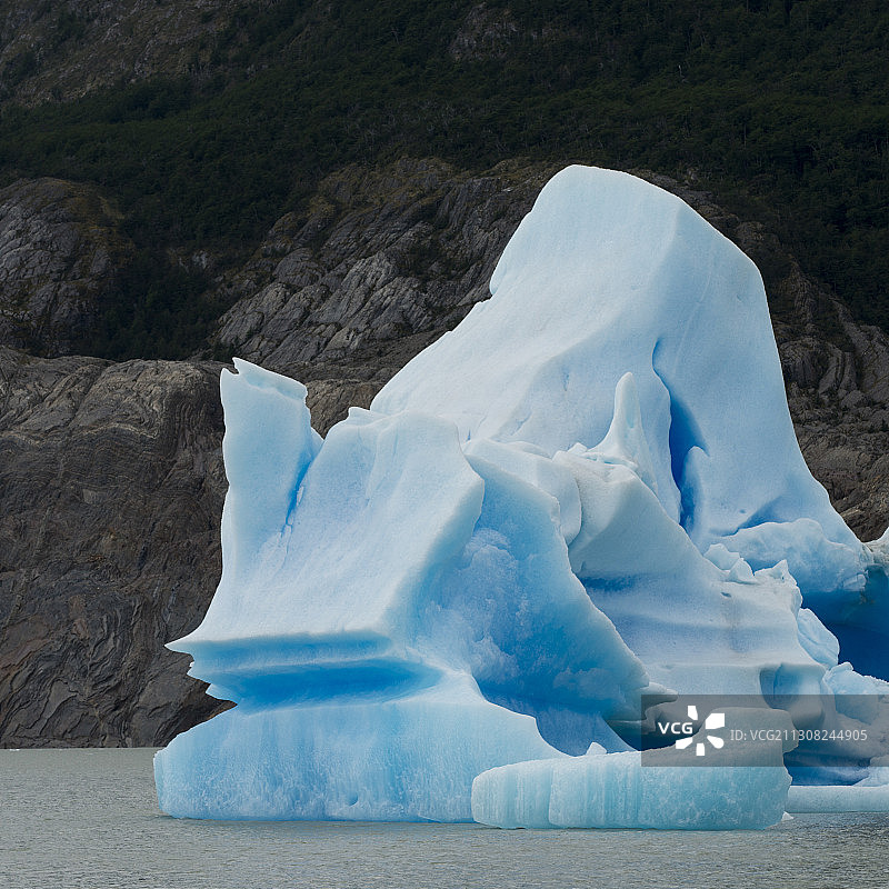 冰冻的大海景色图片素材