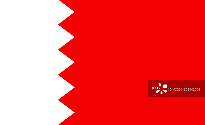巴林国旗杆上的巴林国旗图片素材