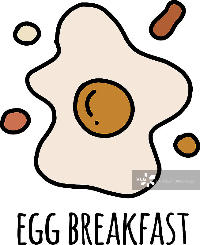 煎蛋早餐草图为您设计图片素材