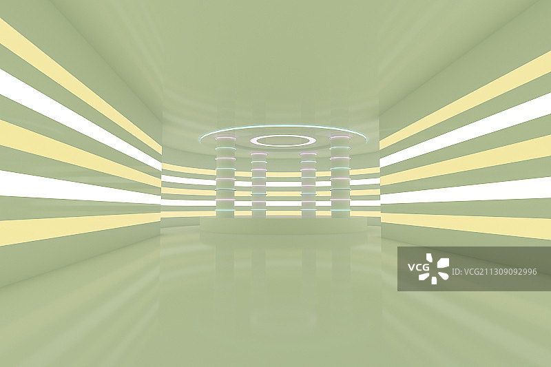 4D抽象霓虹灯和空间背景图片素材