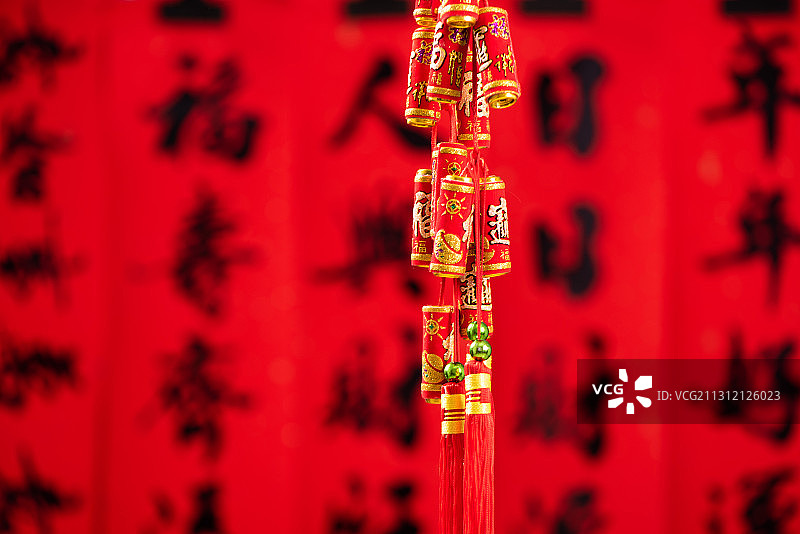 新年过年春节鞭炮背景图片素材