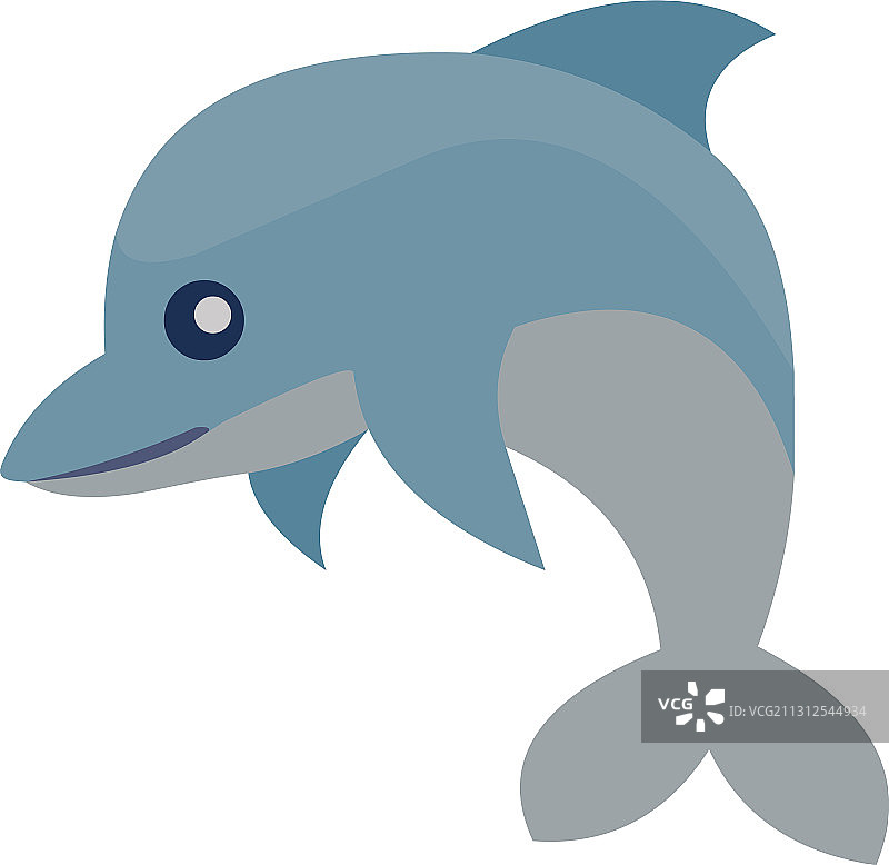 海豚的卡通图片素材