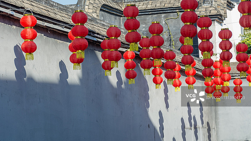 临近春节的福州三坊七巷，春节，元宵节图片素材