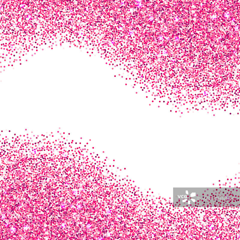 粉色闪光纹理边界上的白色背景图片素材