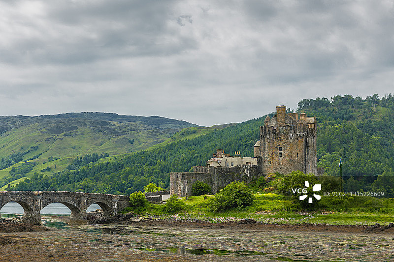 英国，苏格兰，高地，艾琳多南城堡图片素材