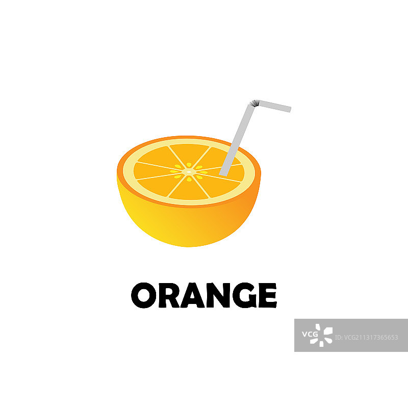 适合现代商务橙饮标识图片素材