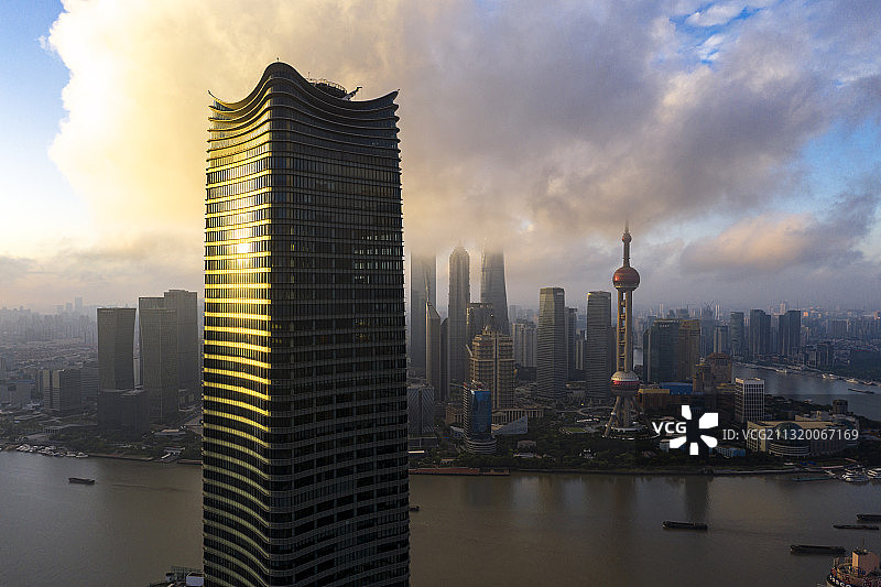 上海平流雾生态风光图片素材