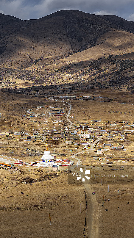 藏族村落图片素材