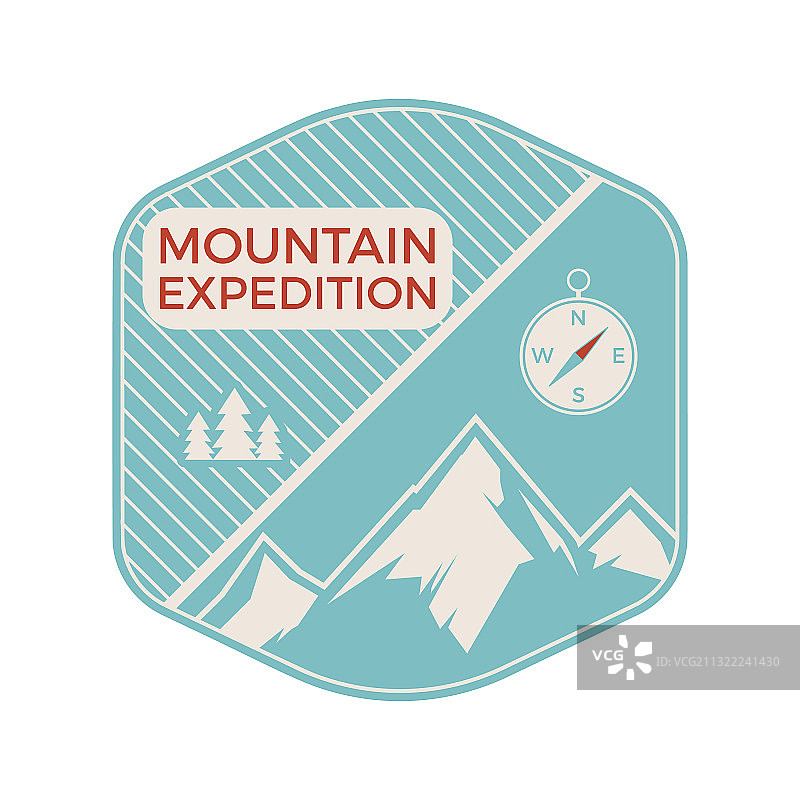 露营山探险标志标志图片素材