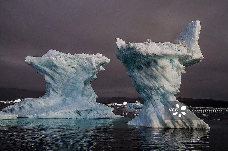 格陵兰冰山图片素材
