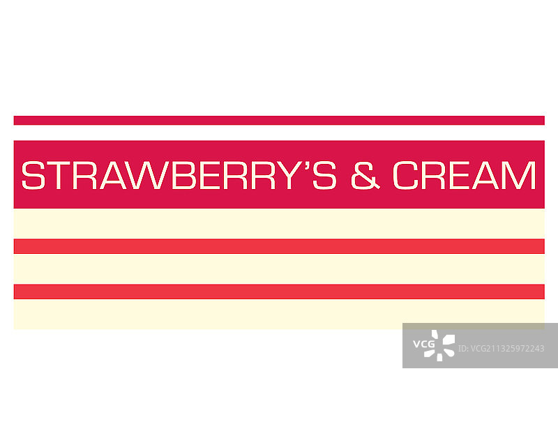 草莓和奶油图形上的白色图片素材