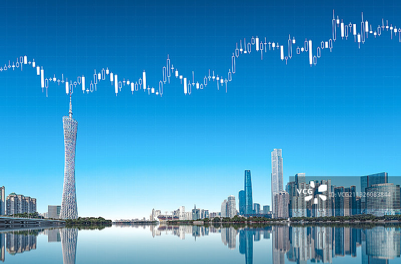 广州金融股市证券走势图片素材